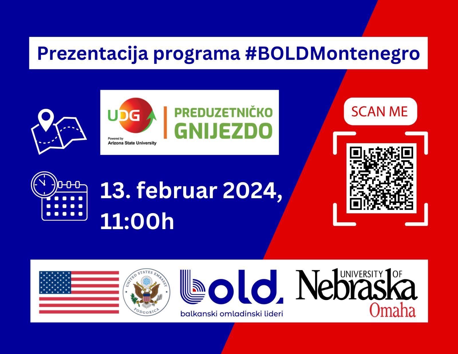 Prezentacija programa BOLD Montenegro u Preduzetničkom gnijezdu, UDG
